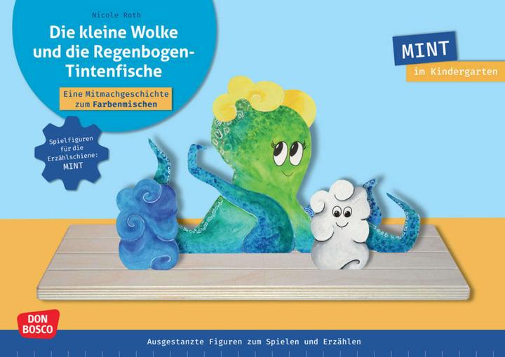 Image du produit Die kleine Wolke und die Regenbogen-Tintenfische (Allemand, Nicole Roth, 2024)