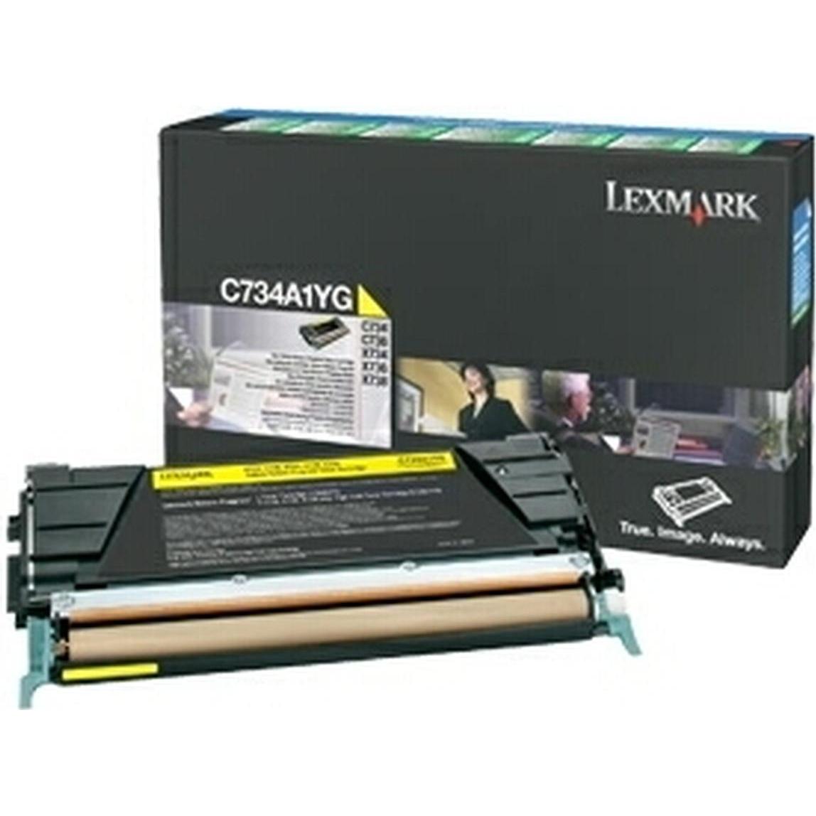Lexmark, Toner, C734a1yg (Y)