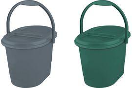 Produktbild keeeper Bio-Abfalleimer elsa, 13 Liter, eco-grey (13 l)