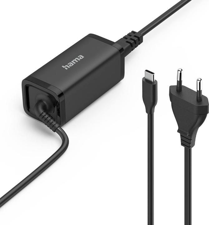 Produktbild Hama Universal-USB-C-Notebook-Netzteil, GaN, Power Delivery (PD), 5-20V/45W (45 W)