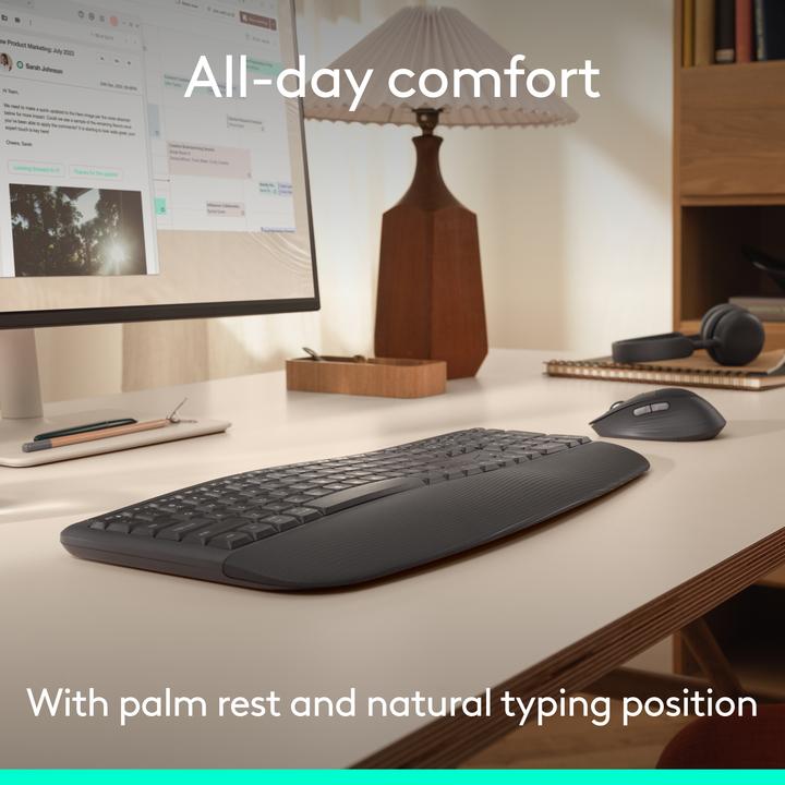Produktbild Logitech Signature Comfort Plus MK880 Combo (CH, Kabellos)