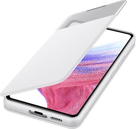 Actual product image Samsung EF-EA536PWEGEE Cell Phone Protective Case (6.5 inch) Wallet Case (Samsung Galaxy A53 5G)