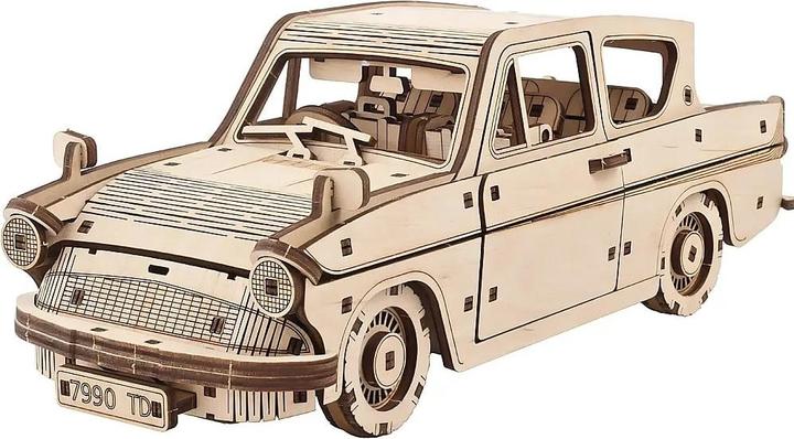 Actual product image Ugears Flying Ford Anglia