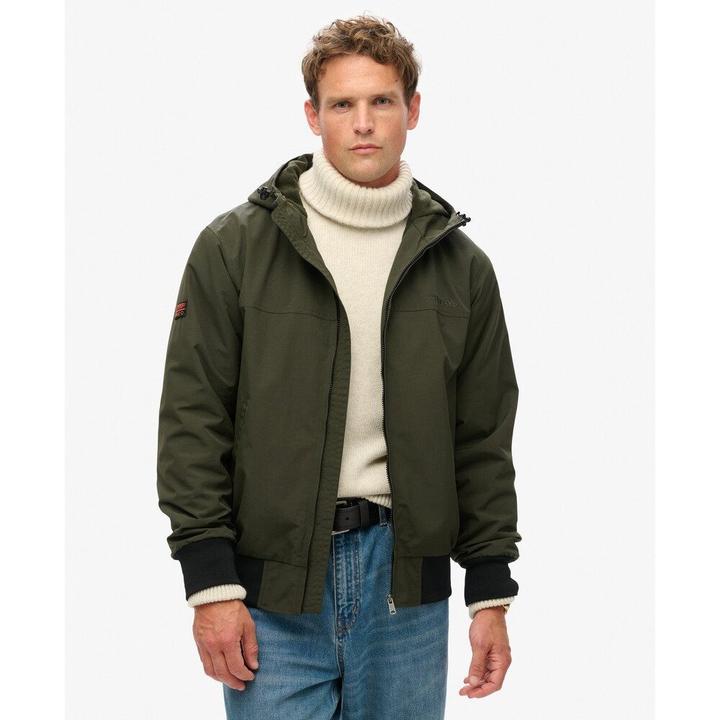 Actual product image Superdry Surplus Nylon Hooded Bomber (L)