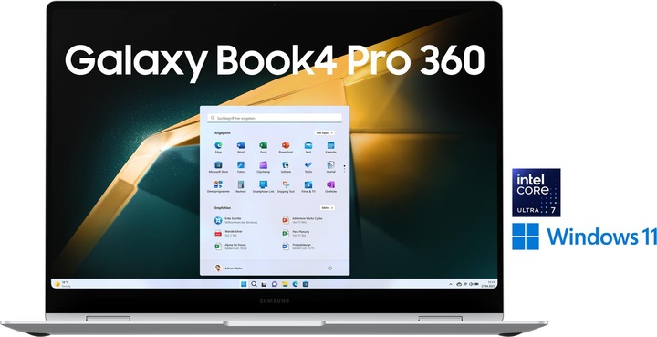 Produktbild Samsung Galaxy Book4 Pro 360 (16", Intel Core Ultra 7 155H, 32 GB, 1000 GB, DE)