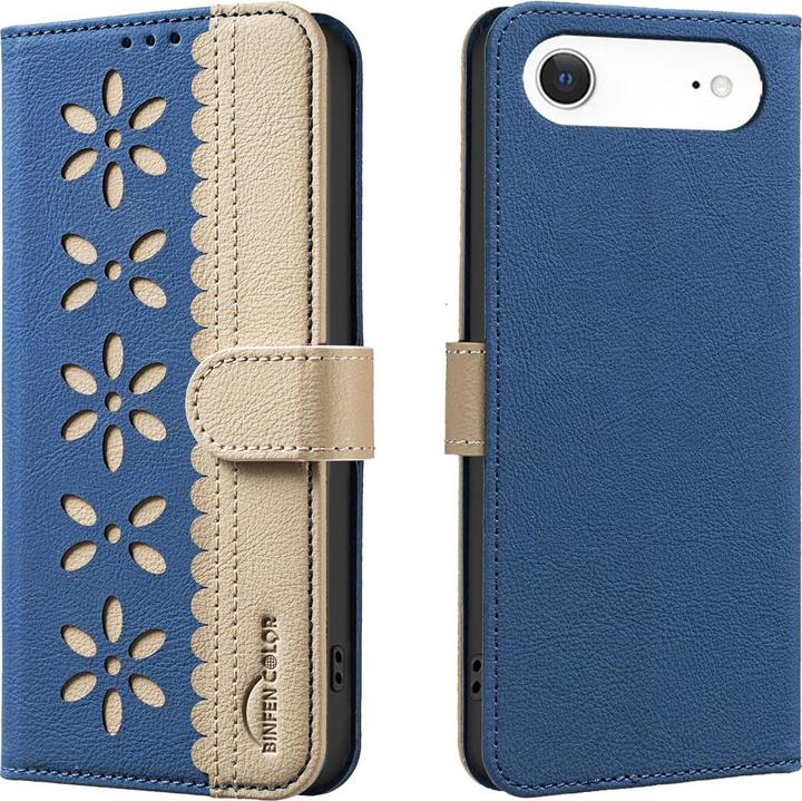 Actual product image Binfen Color Ledertasche Floral (Apple iPhone Air)