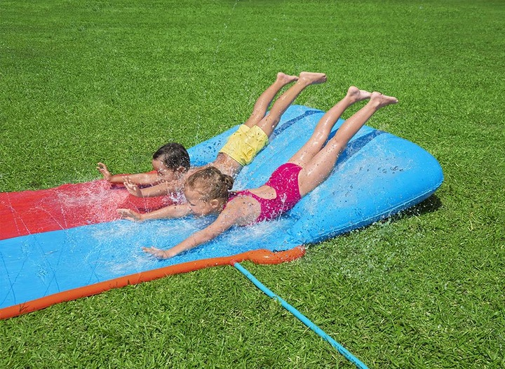 Produktbild Bestway H2OGO. 2 Personen Wasserrutsche Tsunami Splash Rampe
