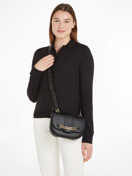 Actual product image Tommy Hilfiger Luxe Crossover shoulder bag - Black