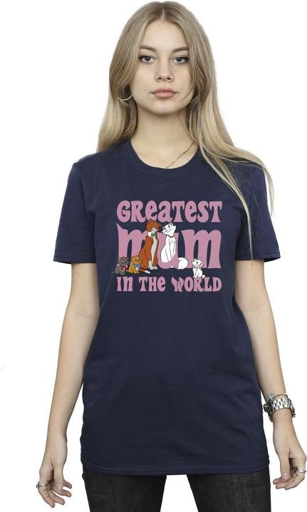 Produktbild Disney The Aristocats Greatest Mum Baumwolle Boyfriend TShirt (XL)
