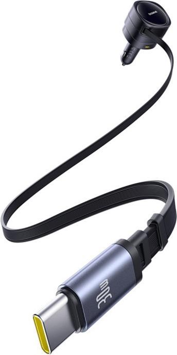 Produktbild Baseus Enjoyment Max Car Charger C+C Cables & U+C Ports 90W Cosmic Black