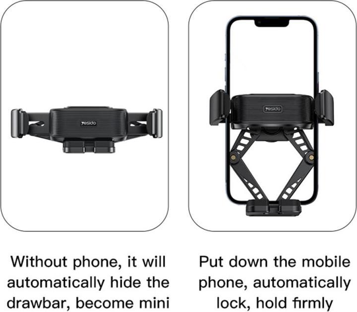 Image du produit Yesido - Car Holder (C166) - Gravity Grip for Air Vent - Black