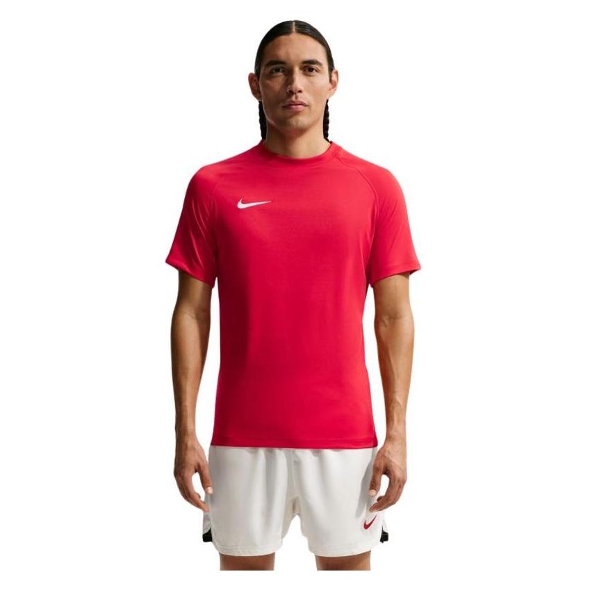 Nike, Herren, Sportshirt, Rotes Herren-T-Shirt Park Viii (L), Rot, L
