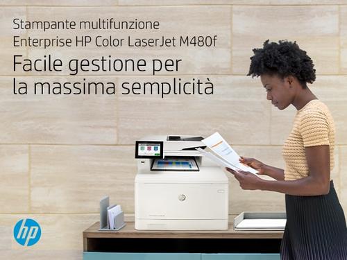 Actual product image HP LaserJet Enterprise M480f, MFP Color, Laser, 27ppm (Laser, Colour)