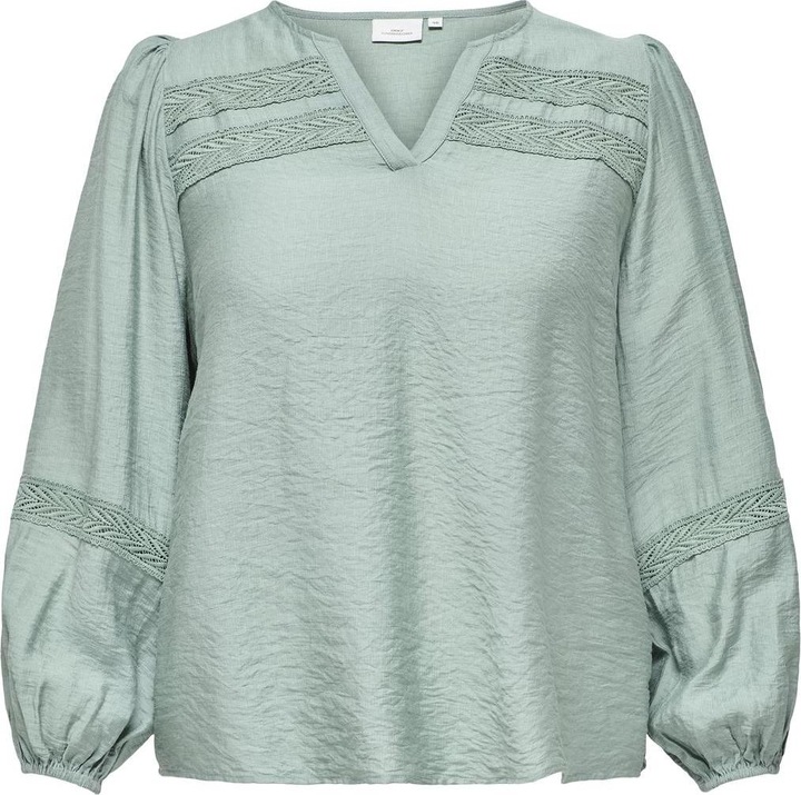 Actual product image Only Regular fit V-neck balloon sleeves Top Top (46)