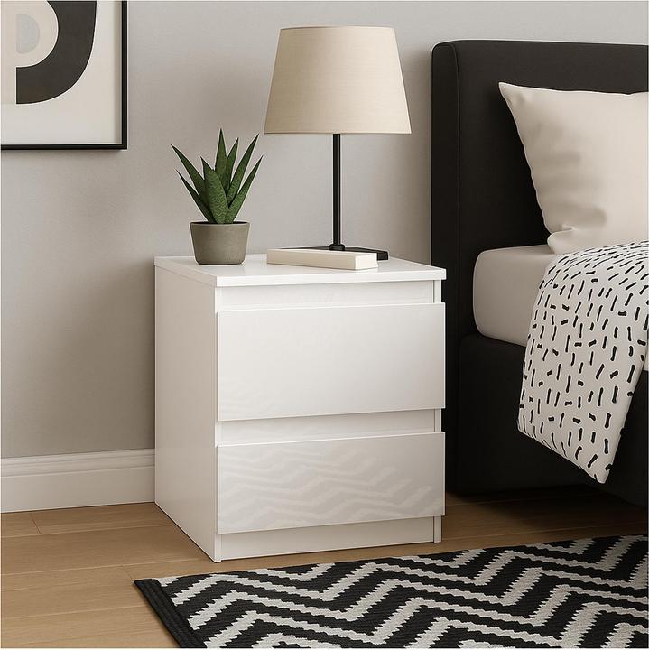 Produktbild HTI-Living Nachtschrank Kenji Hochglanz (33 x 32 x 41 cm)