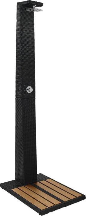 Produktbild VidaXL Gartendusche Poly Rattan, WPC