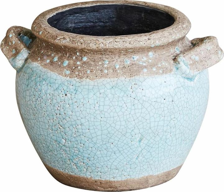 Produktbild Loberon Übertopf Elisa blau (22.50 cm)