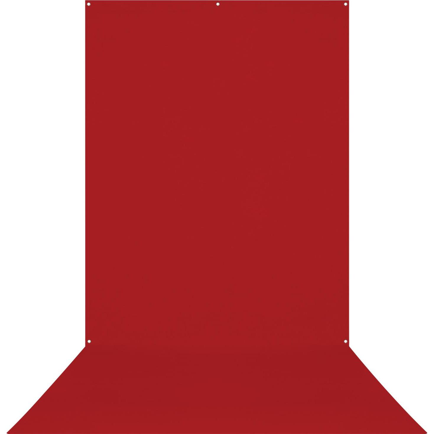 Westcott X Drop Wrinkle Resistant Backdrop Rood Sweep (5' x 12') (150 cm, 370 cm), Hintergrundsystem, Rot