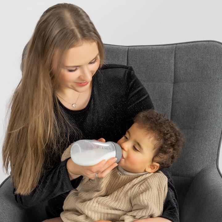Produktbild MiaMia Babyflaschen PP-Flasche 3er Pack 260 ml + Silikon-Trinksauger (260 ml)