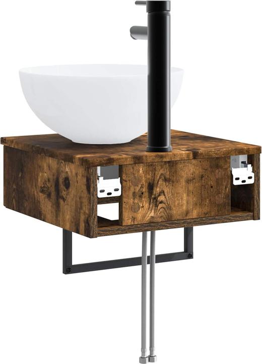 Actual product image vidaXL Wandmontiertes Waschbecken (405 mm, 410 mm)