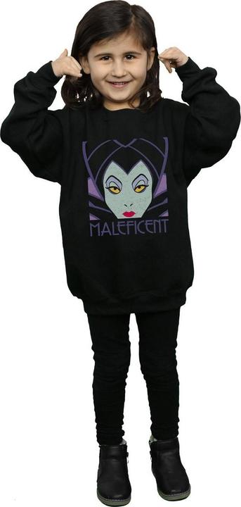 Produktbild Disney Maleficent Cropped Head Sweatshirt Mädchen (140, 146)