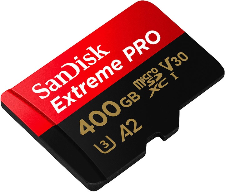 Produktbild SanDisk Extreme PRO (400 GB, microSDXC, U3, UHS-I)