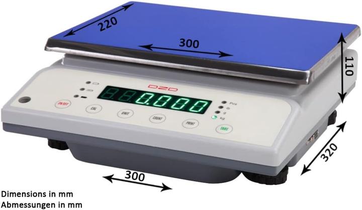 Produktbild DZD DJ20KB Industriewaage