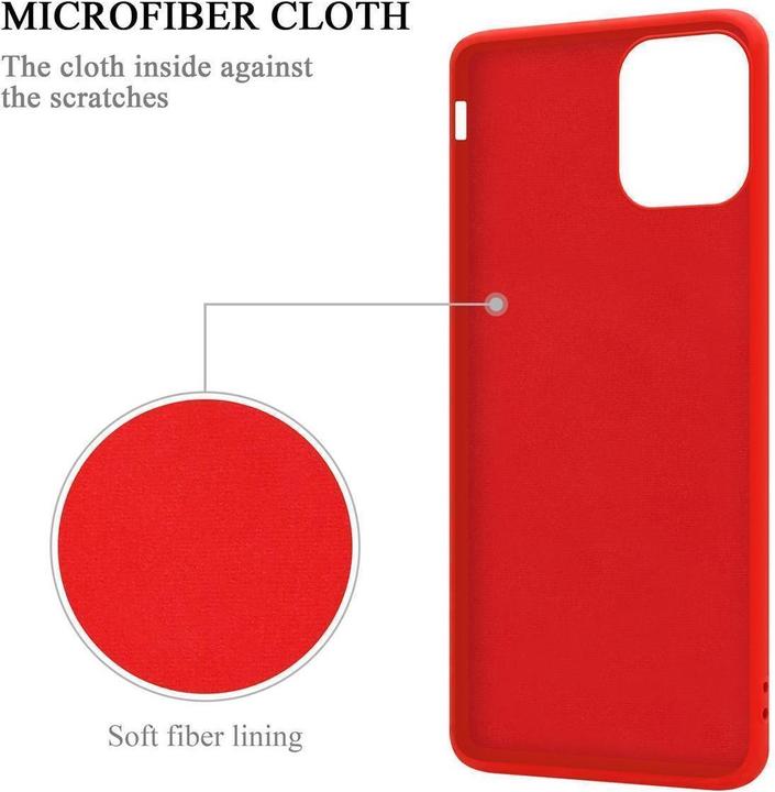 Actual product image Cadorabo TPU Liquid Ring Silicone Case Cover (Realme 12 Pro+, Apple iPhone 12)