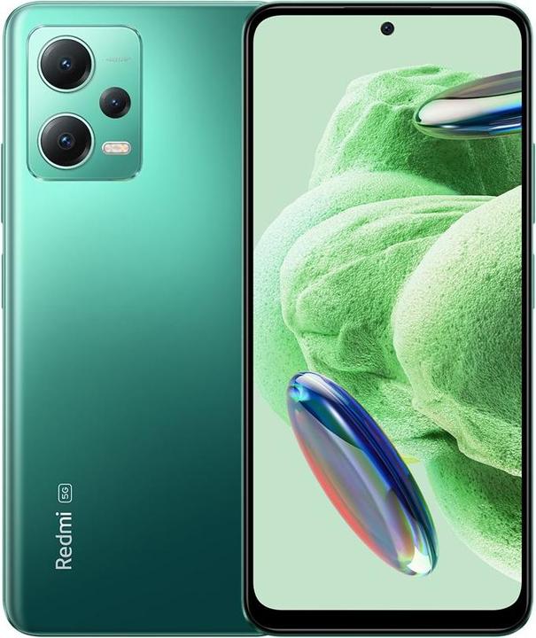 Image du produit Xiaomi Redmi Note 12 5G (128 Go, Forest Green, 6.67", Double SIM hybride, 48 Mpx, 5G)