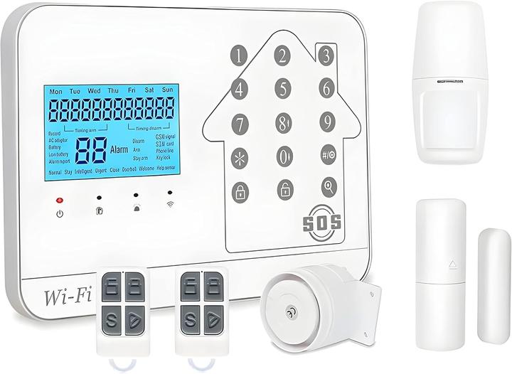 LifeBox Wireless WiFi and GSM Home Alarm System with Internal Camera and Smartphone Control