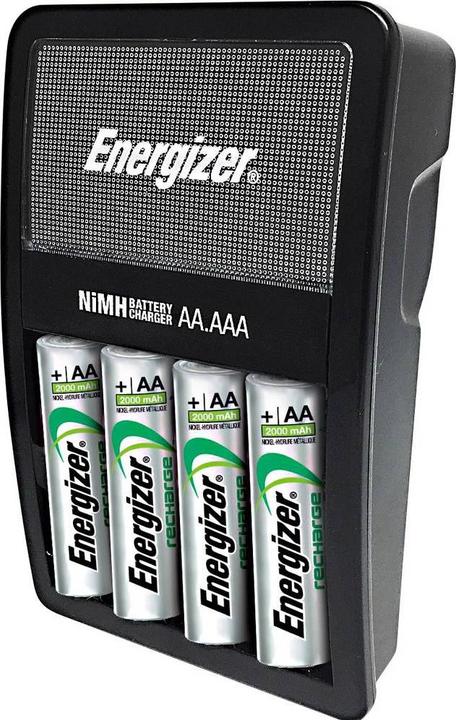 Produktbild Energizer Recharge Maxi (4 Stk., AA, 2000 mAh, Ladegerät inkl. Akku)