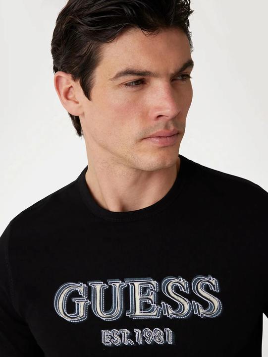 Actual product image Guess Round Neck T-shirt with Logo (L)