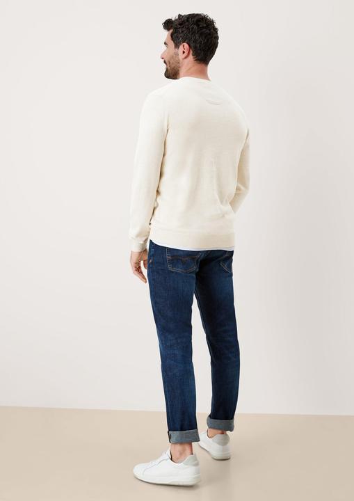 Produktbild s.Oliver Herren Pullover Baumwolle Basic Strickpullover V-Ausschnitt Farben (3XL)