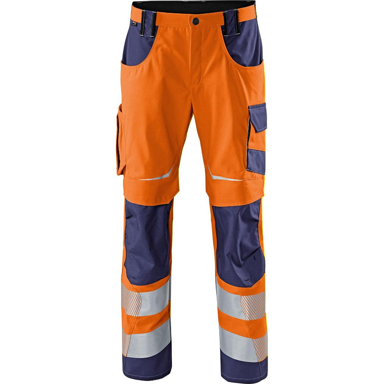 Kübler, Arbeitshose, Hose REFLECTIQ PSA 2 warnorange/dunkelblau Form 2207 Grösse 31K (31)
