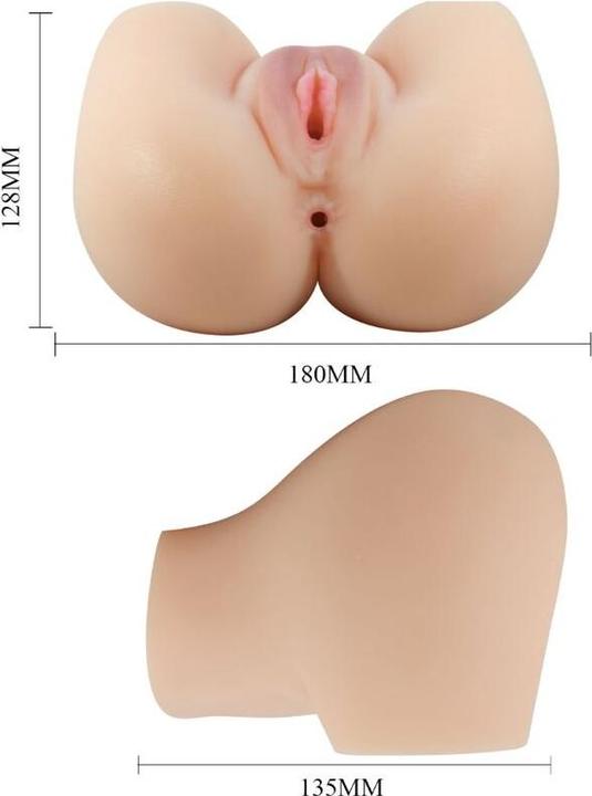 Actual product image Crazy Bull Realistischer Vagina- Und Anus-Mila-Vibrator