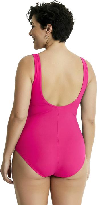 Produktbild Ulla Popken Badeanzug, Paspeln, drapiert, Softcups (46)