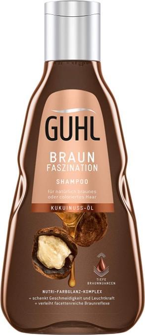 Produktbild Guhl Braun Faszination Shampoo Farbglanz (Flüssiges Shampoo, 250 ml)