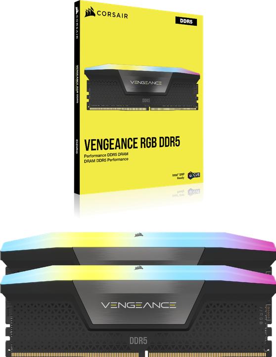 Productafbeelding Corsair D548GB 5600-40 Vengeance RGB bk K2 COR (2 x 24GB, 5600 MHz, DDR5 RAM, DIMM 288 pin)