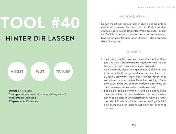 Produktbild 44 Psychologie-Tools für alle Gefühlslagen (Deutsch, Vanessa Graf, 2023)