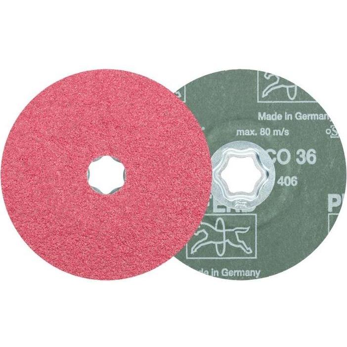 Pferd, Schleifmittel, Fiberscheibe COMBICLICK CO Ø 125 mm Körnung 36 Stahl, Guss, Aluminium Keramikkorn (36)