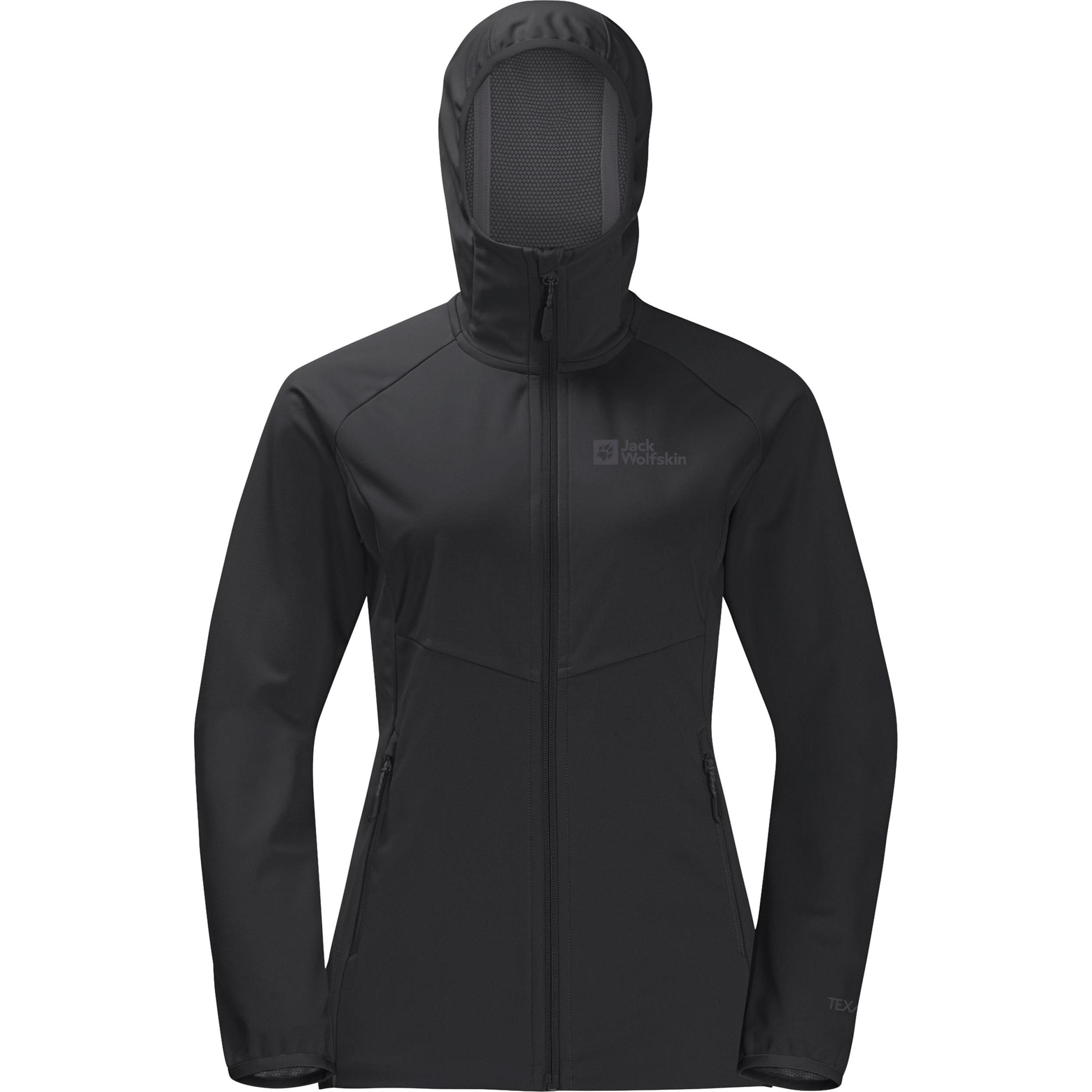 Thumbnail - Jack Wolfskin, Damen, Jacke, Go Hike Softshell W (M), Schwarz, M