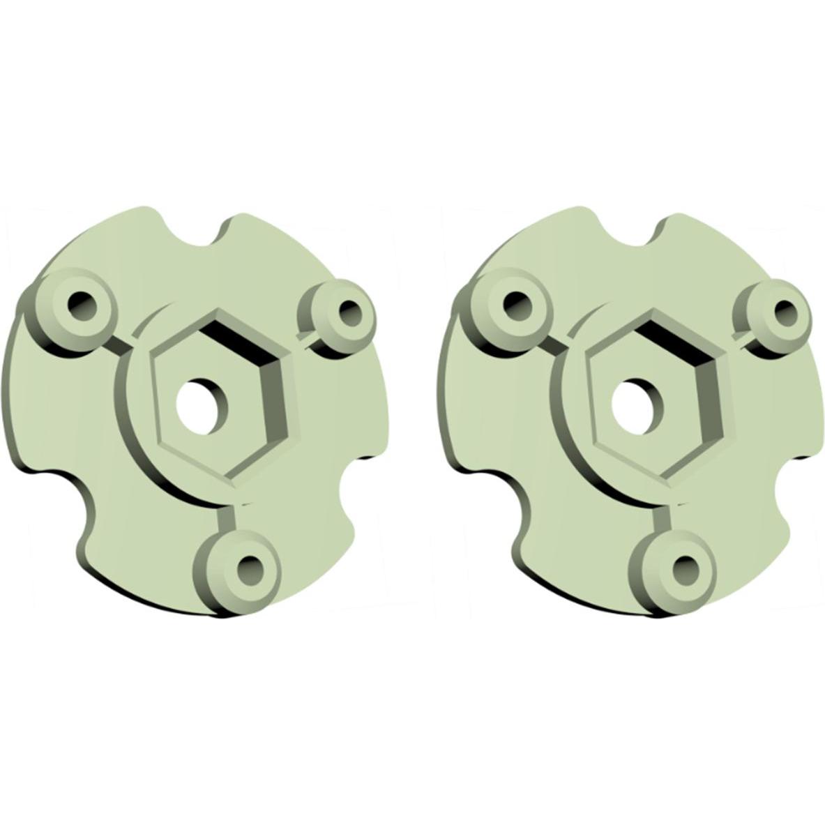 Amewi Mozzo ruota 2 pezzi per camion 8x8 verde