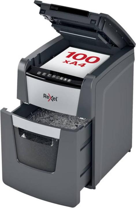 Image du produit Rexel Optimum AutoFeed+ 100M Destructeur de documents micro coupe 2 x 15 mm 34 l Nombre de feuilles (Micro-coupe)