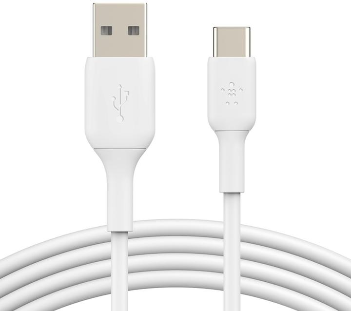Produktbild Belkin USB-A to USB-C PVC White 1m Twin Pack (1 m, USB 2.0)
