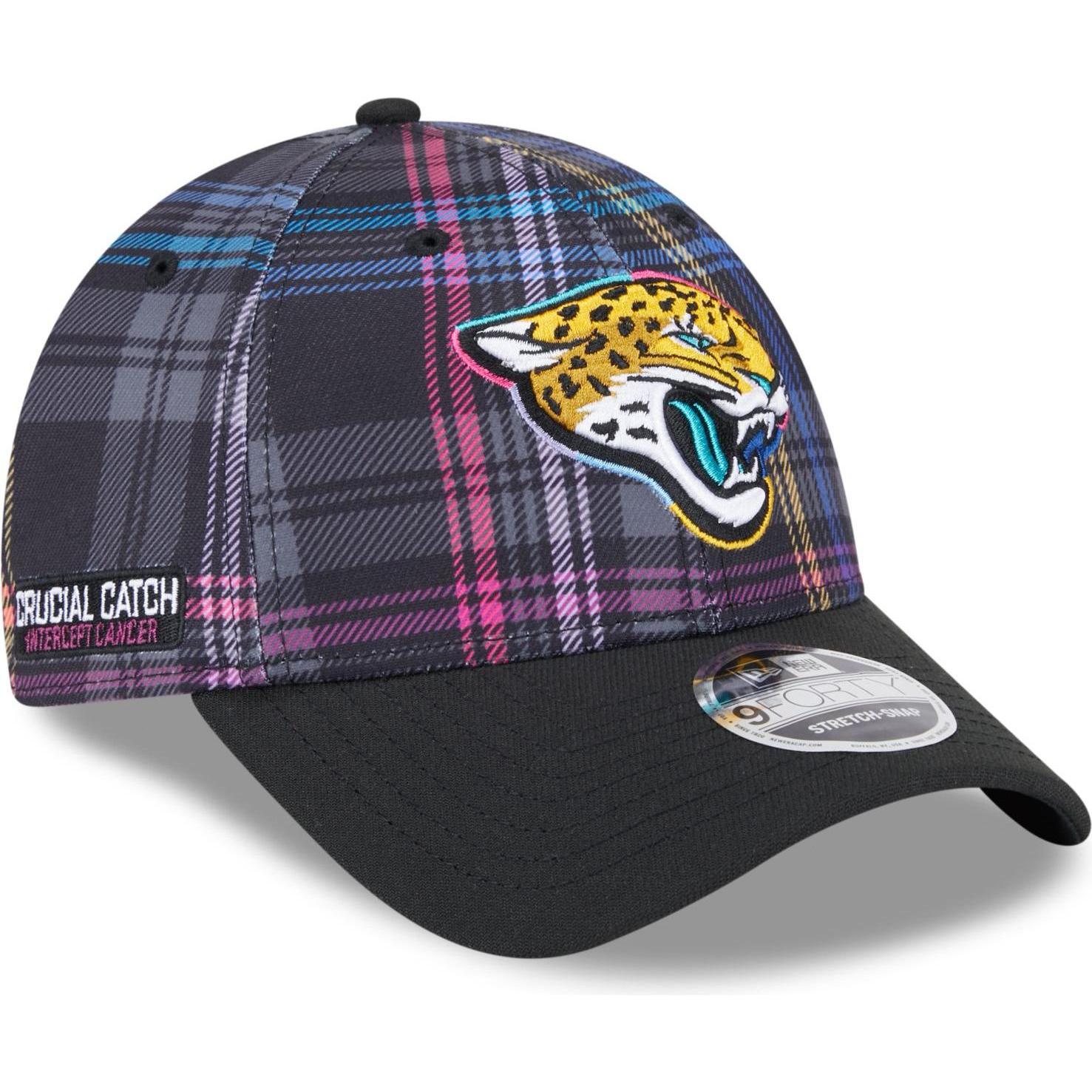 New Era, Herren, Cap, Jacksonville Jaguars Crucial Catch 9Forty Snap Cap, Mehrfarbig, (One Size)