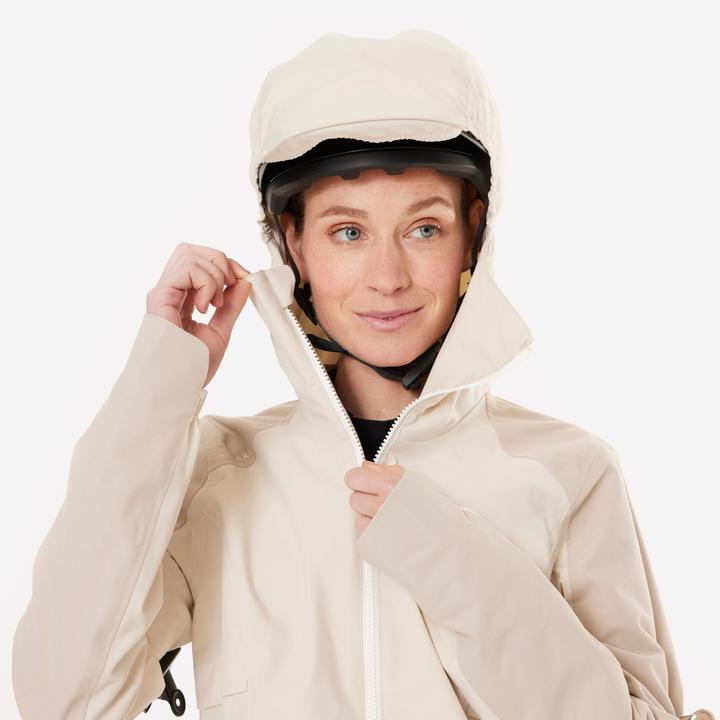 Produktbild Rockrider Fahrrad Regenjacke MTB Expl 700 Damen beige (M)