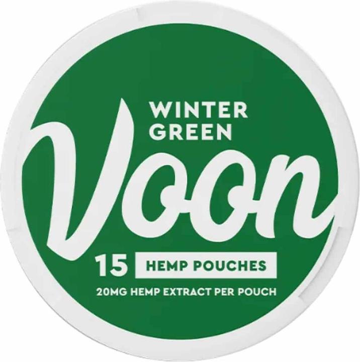Actual product image Genuine Swiss Voon Wintergreen 300mg (CBD snus, 22000 mg)
