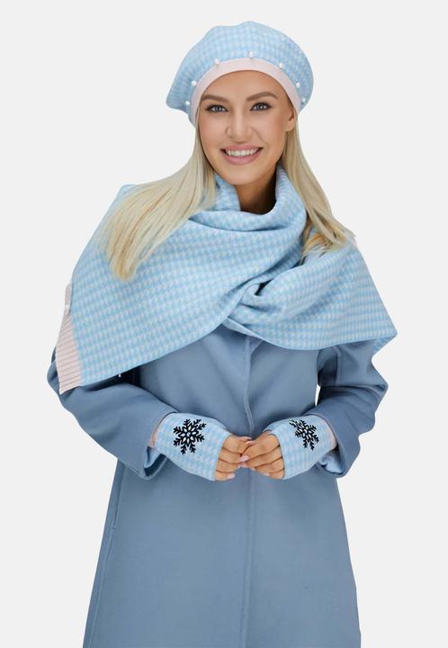 Immagine prodotto Bellemere Scarf Houndstooth Cashmere Ribbed Scarves