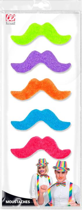 Produktbild Widmann Schnauz Set Rainbow