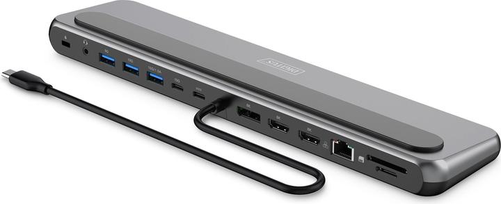 Actual product image Digitus USB-C 8K docking station, 12-port (USB-C, 12 ports)